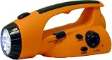 Kaito Emergency Crank Dynamo 5-LED Flashlight with FM radio, MS503