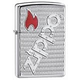 High Polish Armor Chrome , Zippo Bolted