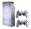 Sony Silver Playstation 2 Console with Extra Controller (PS2)
