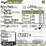 MyGroceries downloadable Software