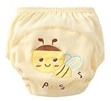 エルフ ベビー(Fairy Baby) ベビー用布おむつ TUP防水可愛い 再利用可能 柔らかい通気 トレーニングパンツ 蜂 L 100ヤード