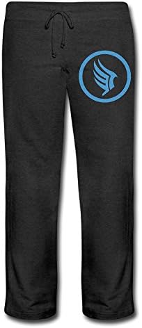 Umison Mass Wings Logo Effect Womens Sweatpants Black L