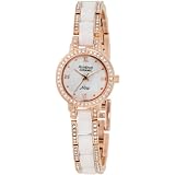 Armitron Womens 75/3919WTRG White Ceramic Rosegold-