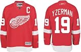 Yzerman #19 "C" Detroit Red Wings Reebok Premier Home Jersey - Large