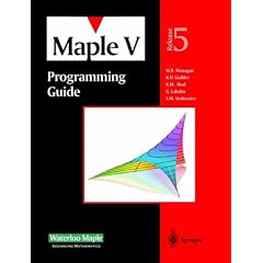 Maple V Programming Guide: For Release 5