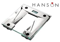 (HANSON) Electronic Bathroom Scales Glass & Chrome (HX400)