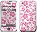 Pink Hibiscus Design Protective Skin Decal Sticker for Apple iPhone (2G)