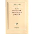 Le th��tre des op�rations : Journal m�taphysique et pol�mique 2000-2001 : Laboratoire de catastrophe g�n�rale