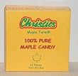 Christies Maple Farm 100% Pure Maple Sugar Candy, 32 Piece Box 8 Oz