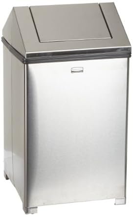 Amazon.com: Rubbermaid Commercial WasteMaster Hinged-Top Indoor Trash ...