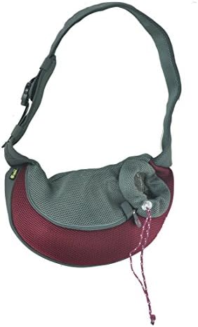 Crazy Paws Pet Sling, X-Large, Burgundy