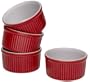 Emile Henry 6-Ounce Ramekins, Set of 4, Cerise Red