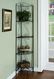 Monarch Specialties Copper Metal Corner Display Etagere