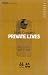 Book Private Lives (Methuen Modern Plays)