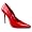 Red Leather. 4 1/2'' Heel
