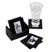 Kitchen & Housewares : Melannco 6-Piece Photo Coaster Set, Black