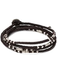 M. Cohen Handmade Designs Multi Wrap Colored Cord with Sterling Silver Bead Bracelet