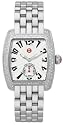 Michele Women's Mini Urban Diamond Steel Bracelet Watch #MWW02A000124