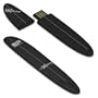 2GB Hi-speed Rubber Exterior USB 2.0 Flash Drive Black Surfdrive