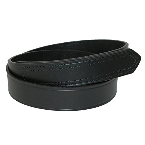 Boston Leather Mens Leather 1 3/8 inch Velcro No Scratch Work Belt