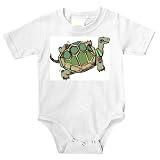Onesie with shell, green, reptile, tortoise, turtle