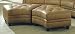 Kitchen & Housewares : Traditional Beige Leather Storage Cocktail Coffee Table Ottoman