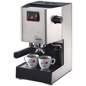 Gaggia - 14101-SS - Classic Semi Automatic Espresso - Coffee Machine - Brushed Stainless Steel - 72 oz. Reservoir