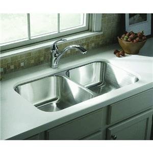 Sterling 11406-NA MCALLISTER# 32X18X8 UC DBL BASIN SINK