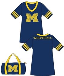 Michigan Football Jersey - Nightshirt in a Bag