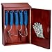 GardenSmith 5-Piece Hand Tool Set in Wooden Cabinet #768211