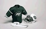New York Jets Baby Gift Set with Onesie, Cap and Booties - 3 to 6 Months