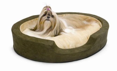 All Season Snuggly Sleeper, Mocha, Medium 26-By-20 Inch Oval