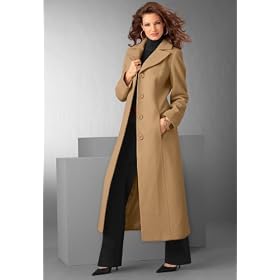 Long Wool Coat by Metrostyle
