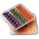 Mumi&Bubi Solids Starter Kit, 42 x 1oz Cubes In Two Compact Baby Food Freezer Storage Trays, Plus Free e-Recipes