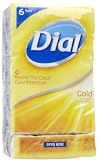 Dial Gold Antibacterial Deodorant Soap, 4-Ounce Bars, 6 in a Pack (Pack of 4) 24 Bars Total