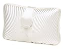 Satin pleats, mini clutch, Evening Bag - Almendra (71 973)