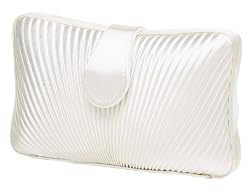 Satin pleats, mini clutch, Evening Bag - Almendra (71 973)