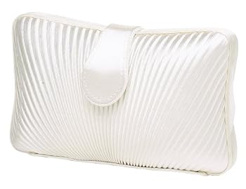 Satin pleats, mini clutch, Evening Bag - Almendra (71 973)