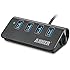 Anker USB 3.0 4-Port Portable Aluminum Hub with 2-Foot USB 3.0 Cable (Carbon)