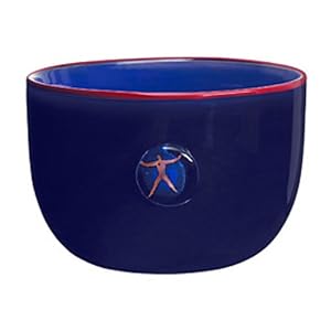 Kosta Boda Jupiter Bowl, Black Red