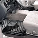 Husky Front Seat Floor Mats - Black, for the 2006 Jeep Commander