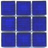 Diamond Tech Glass Mosaic Glass Series - Clear Royal Blue Ceramic Tile