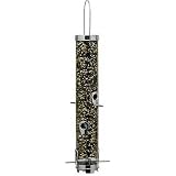 Droll Yankee B7F 20-Inch Pewter 6-Port Sunflower Wild Bird Feeder by Droll Yankees