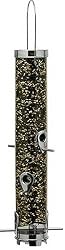 Droll Yankee B7F 20-Inch Pewter 6-Port Sunflower Wild Bird Feeder