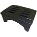 Forte 8001940 SureStack Plastic Dunnage Rack, 30" Length x 22" Width x 12" Height, Black