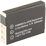 STK's Fuji NP-95 Battery - 2000 mAH for Fujifilm Finepix X100S, X100, F30, X-S1, F31fd, Real 3D W1, NP-95, BC-65