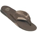 Mens Leather Fanning Sandal-BRN/BRN-11