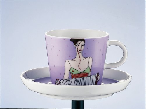 ARZBERG Harjes Liebesakkordeon Kaffeetasse 2-tlg. 0,22Ltr.