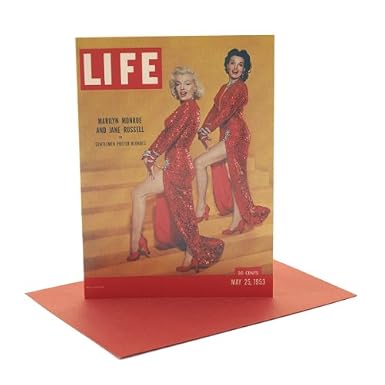 LIFE Marilyn Monroe & Jane Russell Greeting Card