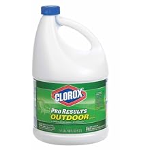 Clorox 01220 Outdoor Liquid Bleach, 180 fl oz Bottle  (Case of 3)